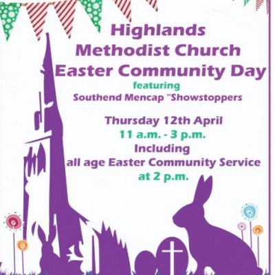 Highlands easter poster without hotcross buns