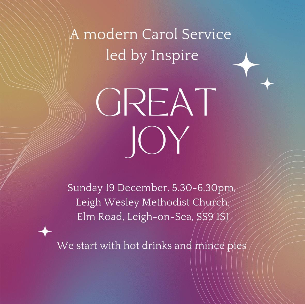 Great Joy- A Carol service