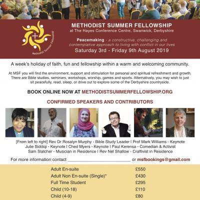 Methodist Summer Fellowship 2019