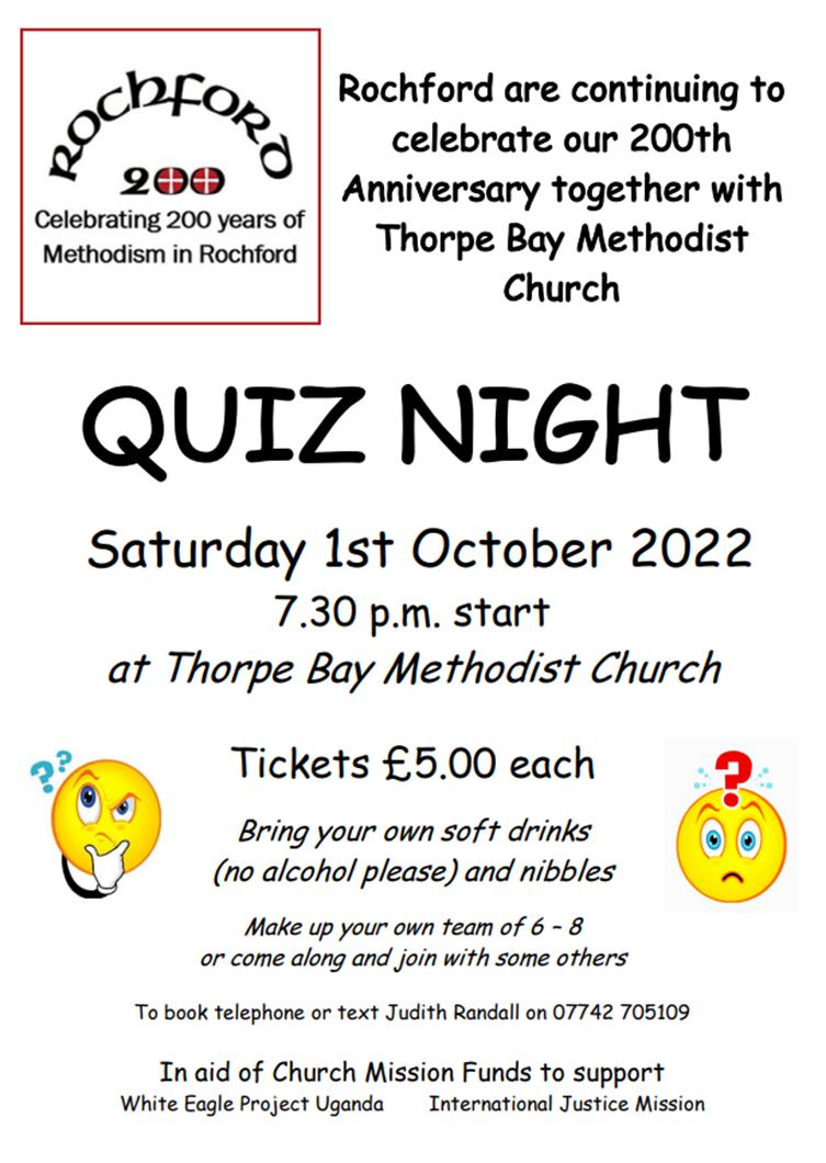 Rochford Quiz Night