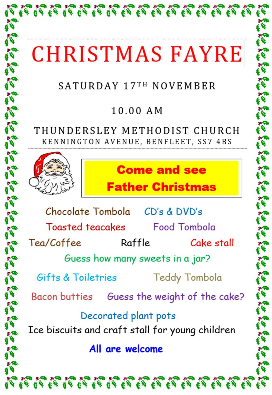 Thundersley Christmas Fayre